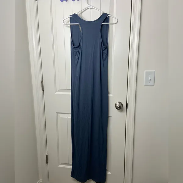 EUC Women’s racerback maxi stretch scoop neck‎ thick strap sleeveless dress S/M - Image 5