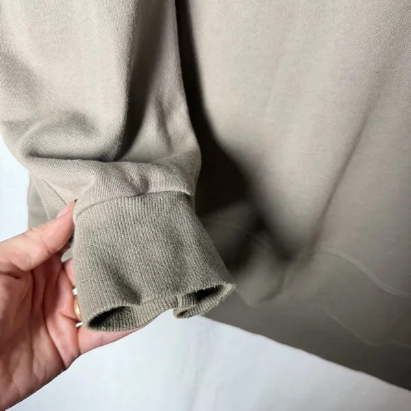 Lululemon Perfectly Oversized Crew Pullover Green Brown Women's Size 12 - Image 3