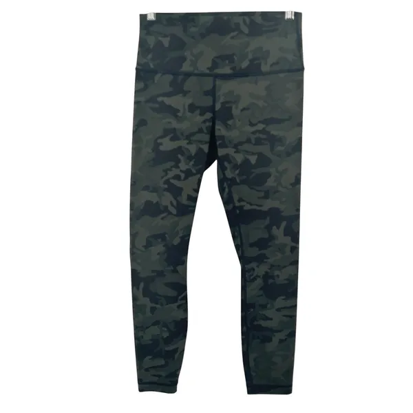 LULULEMON Align Pant II Leggings Women's 8 Yoga Heritage 365 Camo Green 25"‎ - Image 6