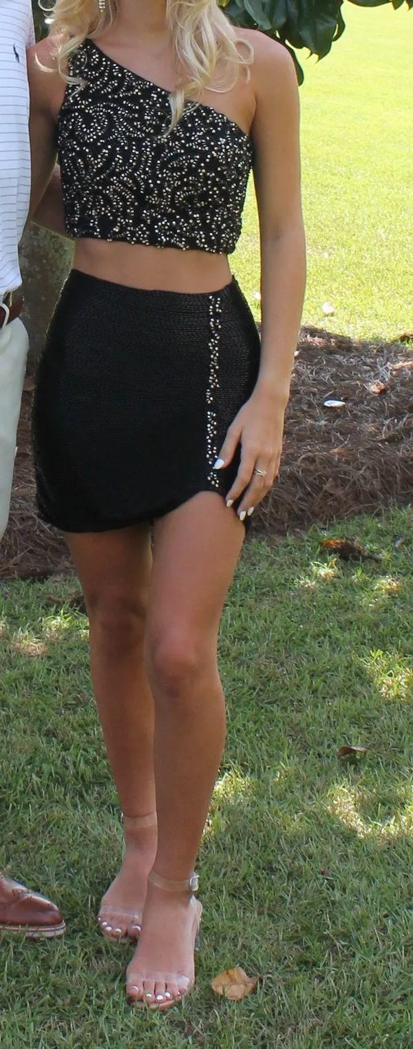 Sherri Hill Beaded Dress - Image 5