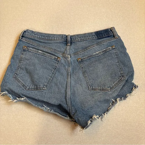 Abercrombie The Mom Short High Rise Denim Shorts - Image 2