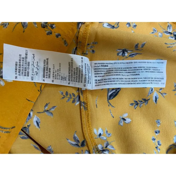 Hollister Women's Strappy Floral Tank Top - Golden XS - EUC‎ - Image 9