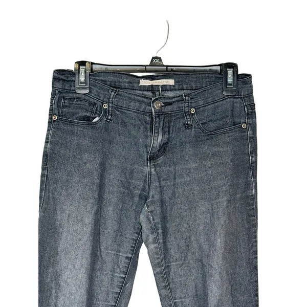 Forever 21 Womens‎ Jeans Denim Low-Rise Skinny Stretch Faded Black Size 27 - Image 2