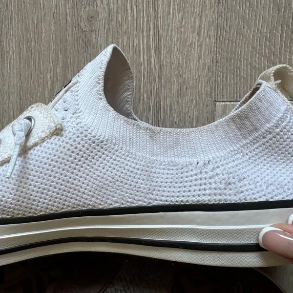 Converse Chuck Taylor All Star Shoreline Knit White Sneakers 565490F Womens 8 - Image 11