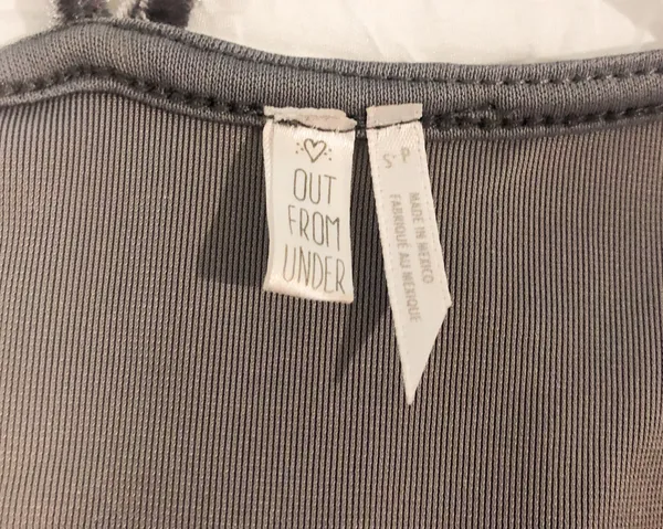 Urban Outfitters Gray Velvet Bodysuit - Image 4