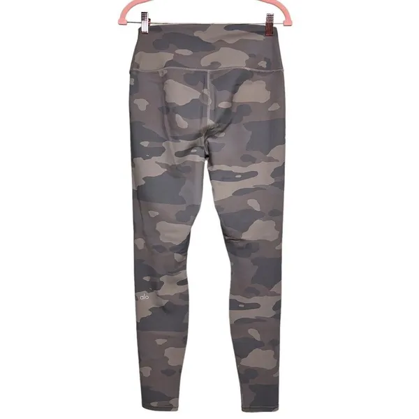 Alo Yoga Putty Camo High Rise‎ Vapor Leggings - Size Large Full Length - Image 2