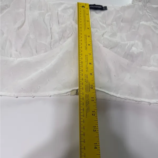 Bundle only! Must be with $15 or more PrettyLittleThing White Sheer Puff Sleeve - Image 4