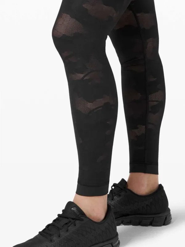 Lululemon Sheer Will High-Rise Tight 28" *Camo Black - Image 5