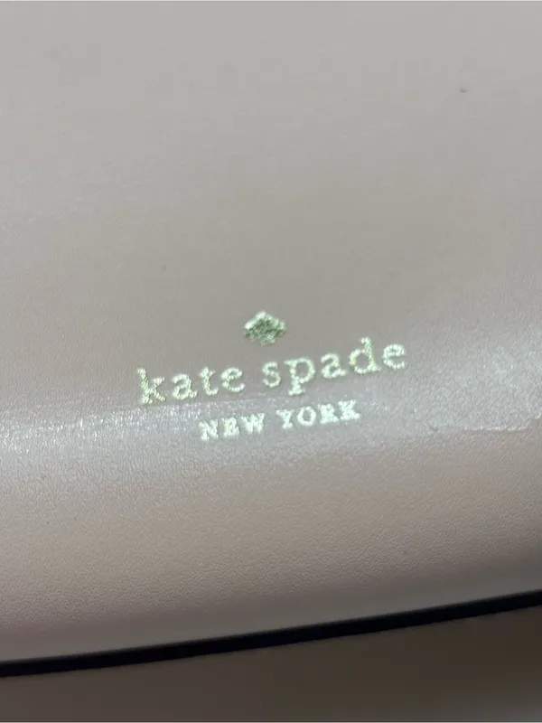 Kate Spade New York Scalloped Leather Satchel Crossbody Bag - Blush Pink - Image 9