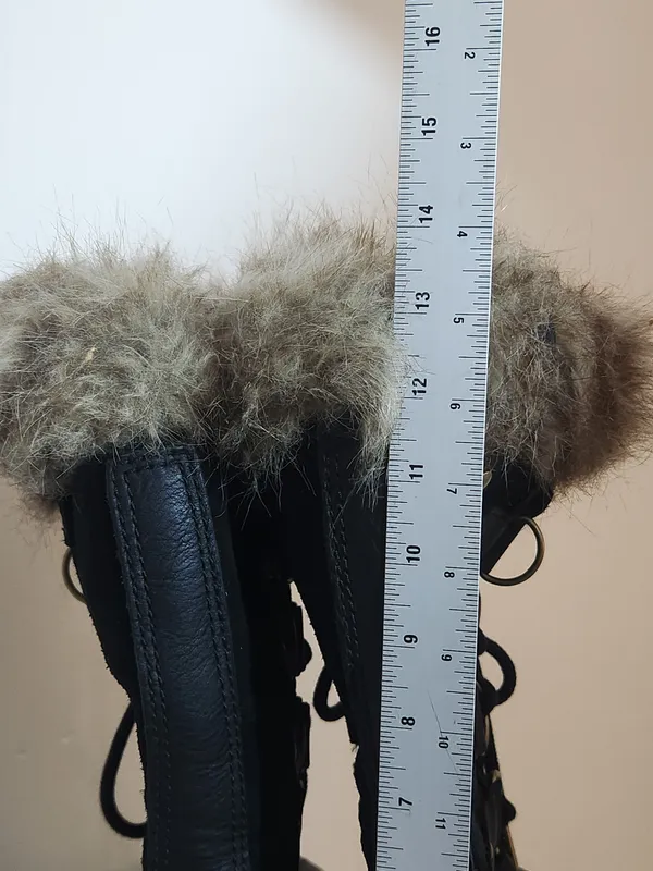 Sorel Joan of Arctic Black Waterproof Boots Size 8.5 - Image 12