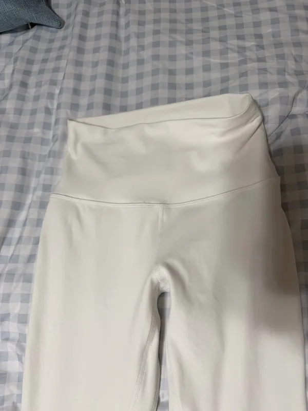 White Lululemon Align Leggings 28" - Image 2