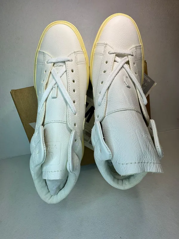 VEJA Minotaur Chromefree Leather sneakers white butter casual classic comfy - Image 6
