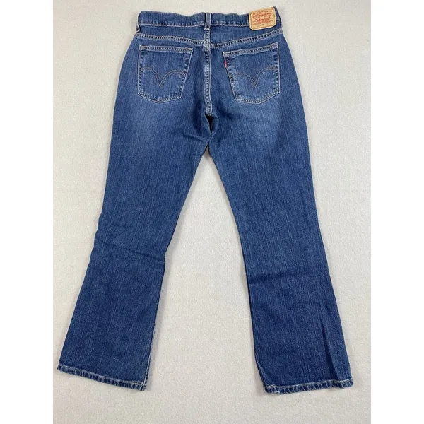 Levis 515 Jeans Womens 30x29 Blue Nouveau Boot Cut Stretch Tag 8 S - Image 2