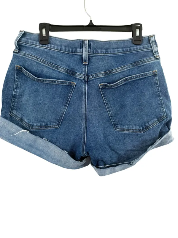 Women's Blue Denim Jean Shorts Size 31 - Image 3