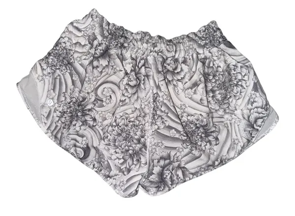 Lululemon Hotty Hot Shorts II 2.5" Mini Twine White Multi Size 10 Floral W7AIRR - Image 4
