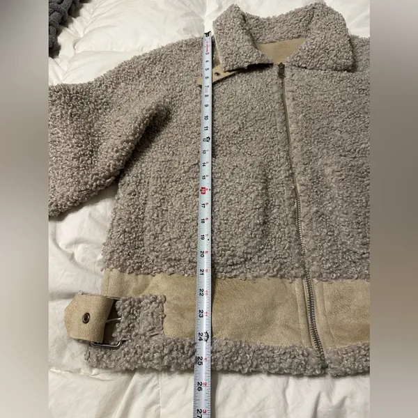 Jules Kae Kylie Sherpa Moto Jacket - NWOT - Size M - Image 12