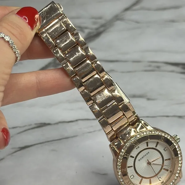 Rampage Womens Rose Gold Wristwatch - Image 8