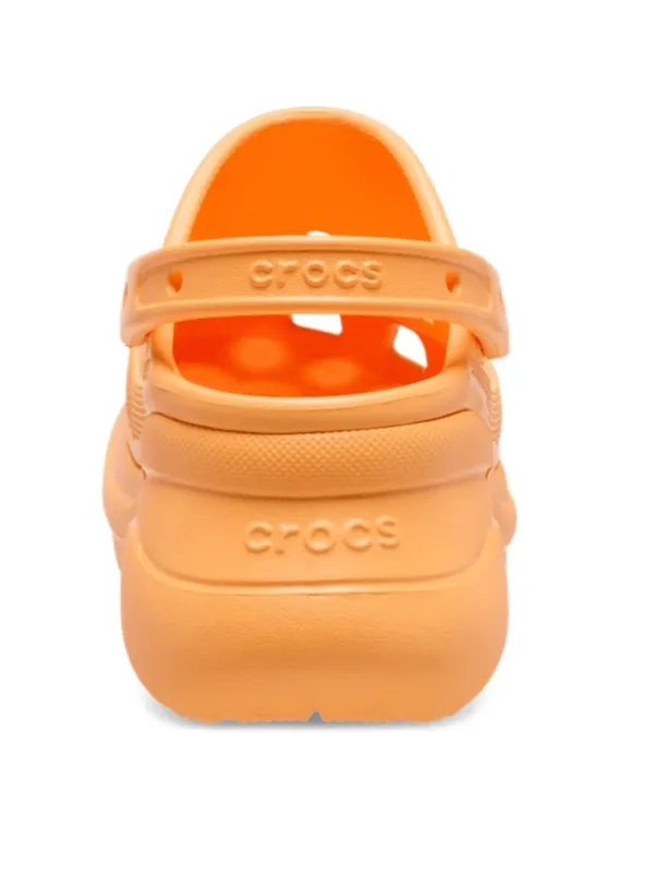 CROCS Siren Platform Clogs Orange Women's Size 7 Chunky Heel Y2K Sandals Comfort - Image 4