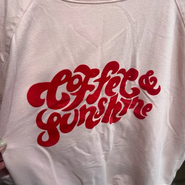Wildfox pink sweatshirt coffee‎ first XL - Image 2