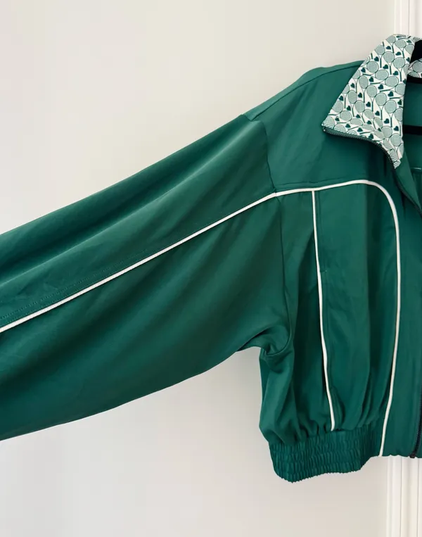 Anthropologie Daily Practice Sport Club Track Crop Jacket, Size XL - Image 17