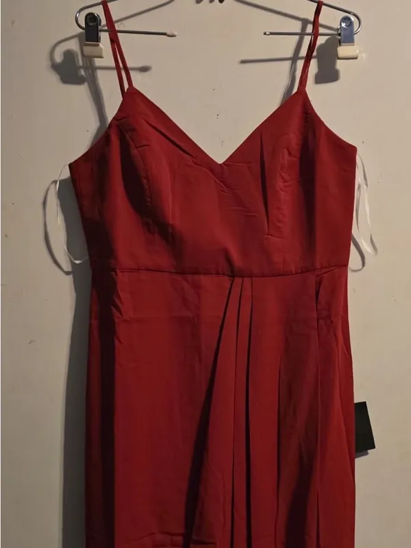Lulu's Red Spaghetti-Strap Maxi Dress - Image 5
