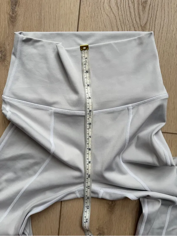 Frankie’s Bikinis Active Zippy High Waist Flare Legging Icy Grey Size Small NWOT - Image 10