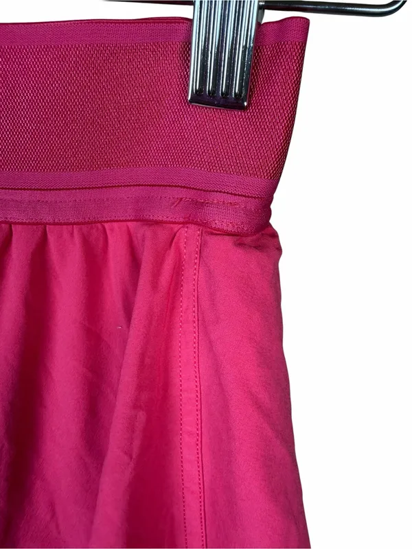 Lululemon Court Rival High Rise Skirt Hot Pink Lip Gloss Tennis Skort Size 0 - Image 10