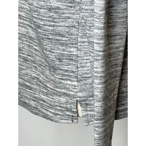 PINK Victoria's Secret Sweatshirt Women XS Purple Gray‎ Hooded Half Zip Retro - Image 6