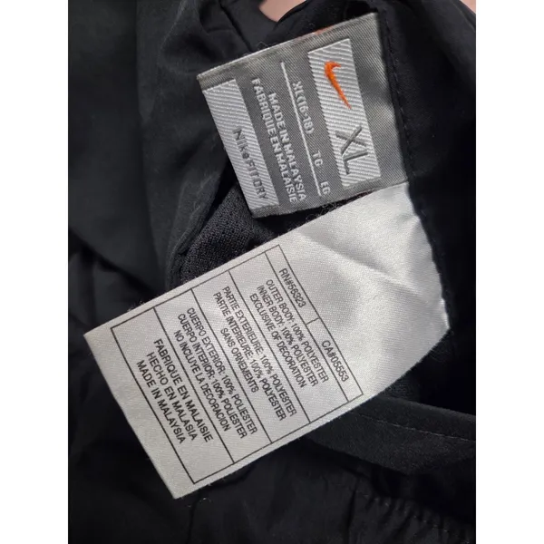 Nike Livestrong Women’s XL Windbreaker Jacket Reversible Black Yellow Hooded Zip - Image 2