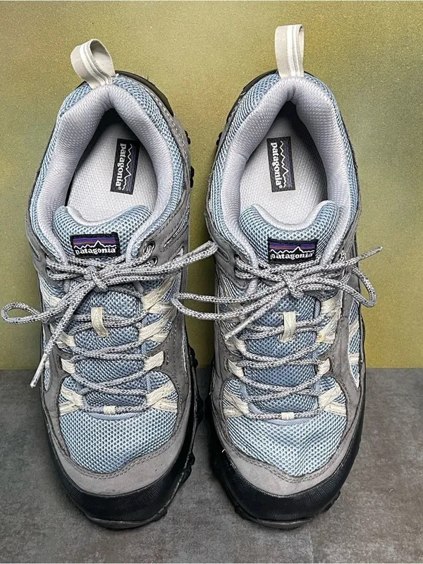 Patagonia Drifter A/C GTX Women's Waterproof Hiking Shoes Gray/Blue Size 11 - Image 9