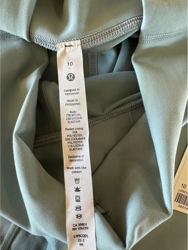 Lululemon Wunder Train High Rise 25” Misty Glade Size 10 NWT - Image 6