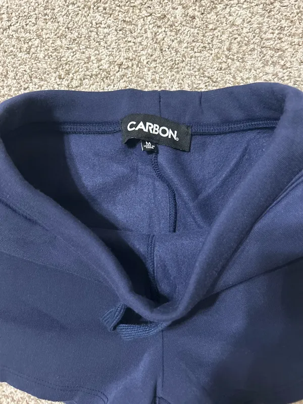 Navy blue sweat shorts Size M - Image 4