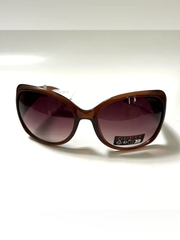 New Original GUESS Butterfly Sunglasses GO00069 Acetate Brown Rhinestones - Image 2