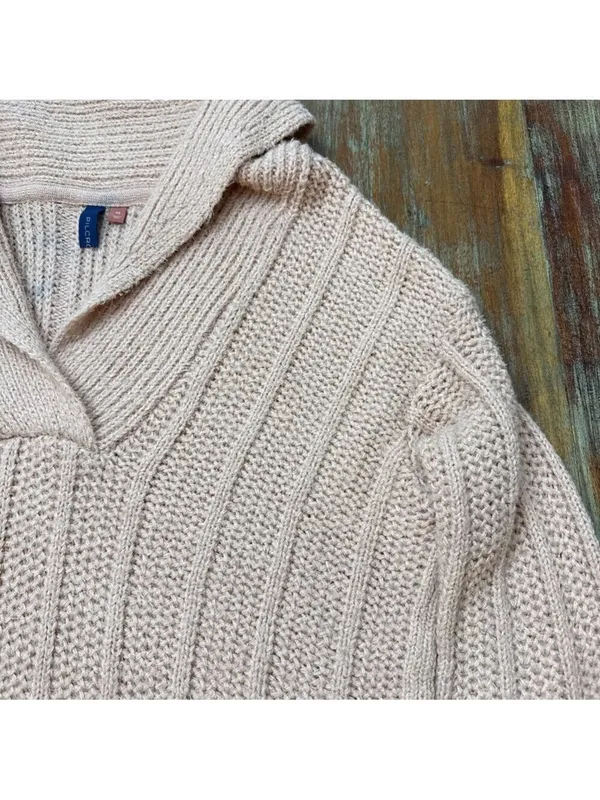 Anthropologie Pilcro Baby Pink V Neck Sweater XS - Image 5
