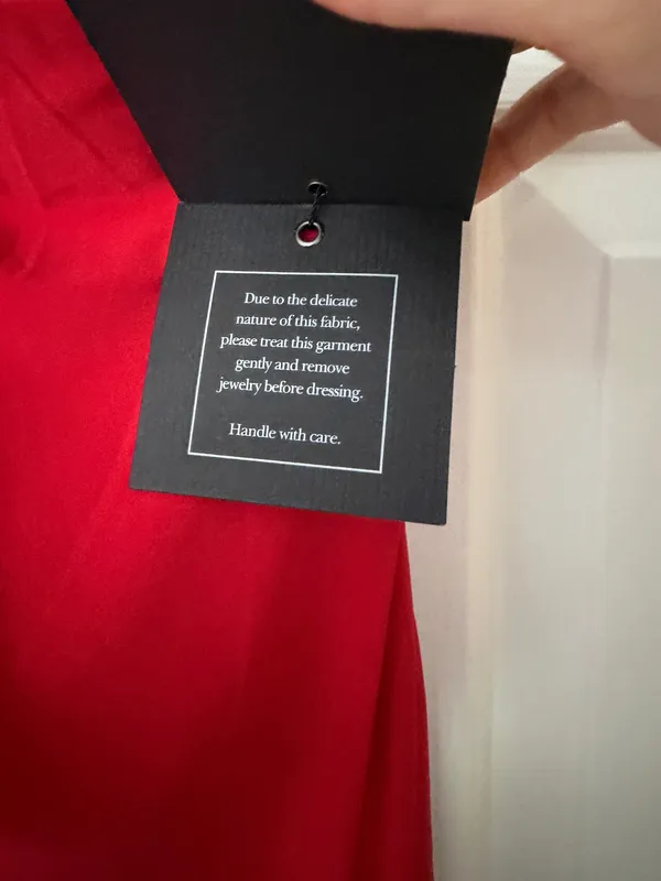 Mac Duggal Red One shoulder backless dress NWT - Image 6