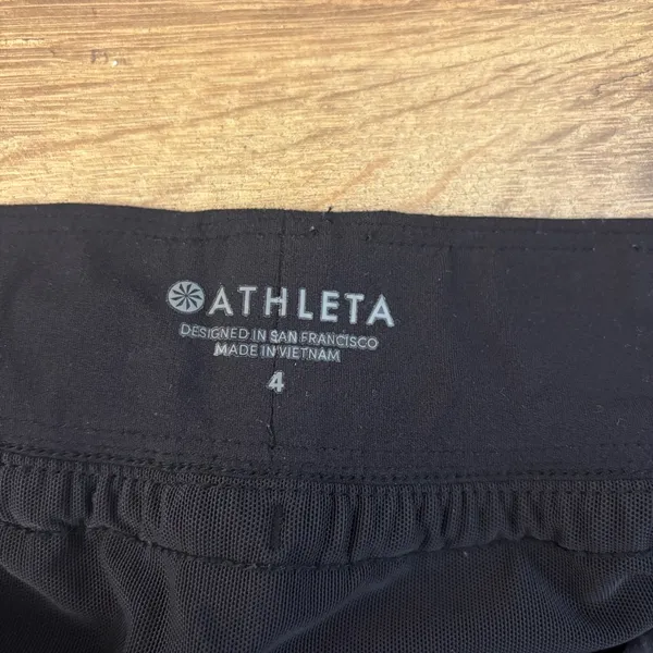Athleta Altitude Ruched Jogger Pants Black Women’s - Image 4