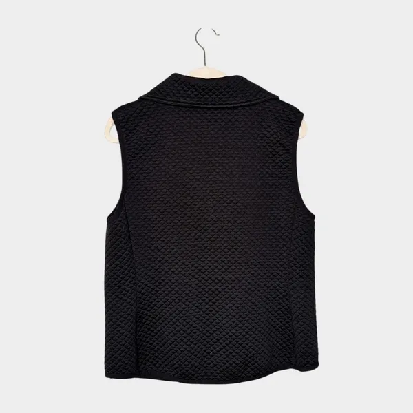 Lauren Ralph Lauren Black Quilted Full Zip Vest XL - Image 2