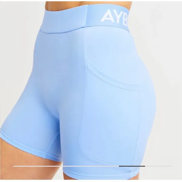 ABYL BLUE‎ NWT TRAINING SHORTS SIZE MEDIUM Blue - Image 4