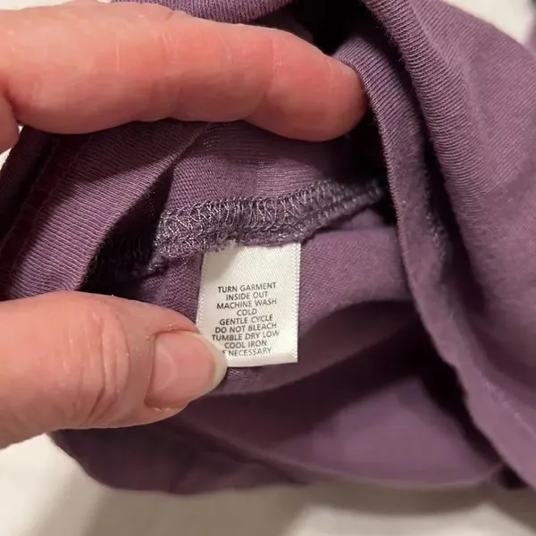 Loft szS pretty purple cap sleeve flower detail and decorative stitching EUC - Image 5