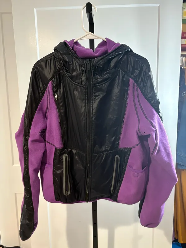 NWOT Free People Movement Go the distance fleece jacket Size XL Beautiful - Image 3
