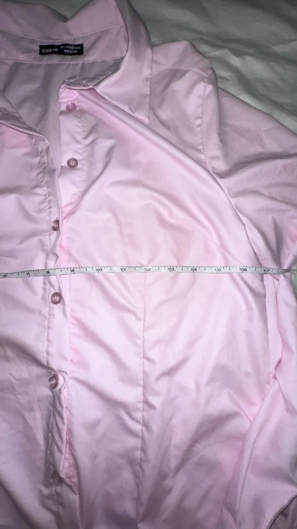 Women’s Button Down shirt Pink - Image 4