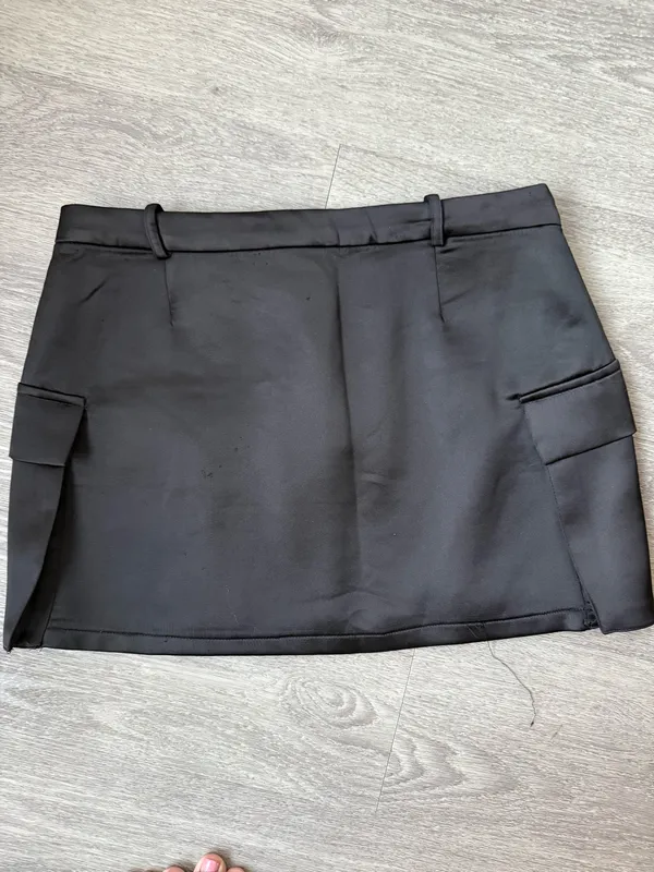 ZARA Silk Mini Skirt - Image 2