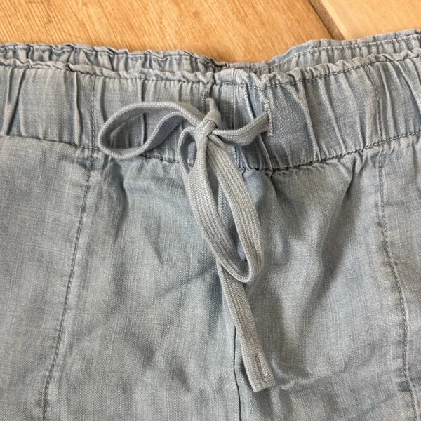 Hilary Radley Light Blue High Waist Women's Shorts / G40 - Image 2