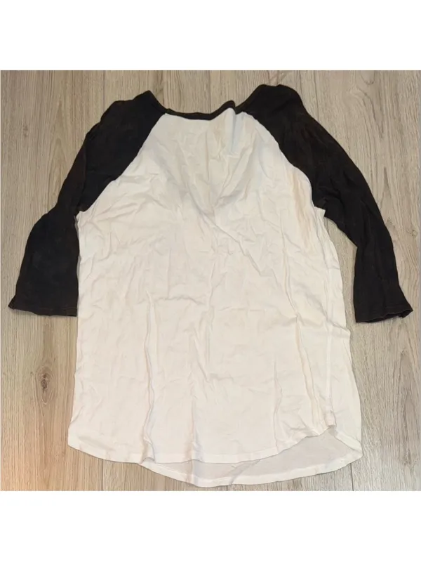 BKE white grey short half sleeve shirt top - Image 2