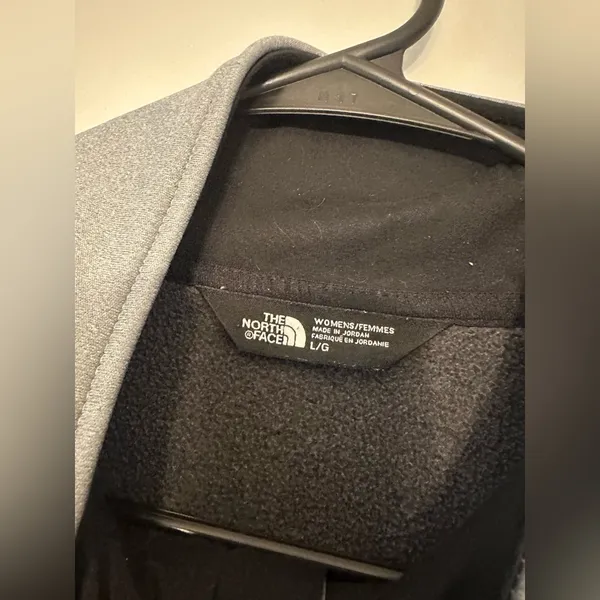 The North Face Women’s Apex Risor Gray Jacket Full Zipper - Image 4