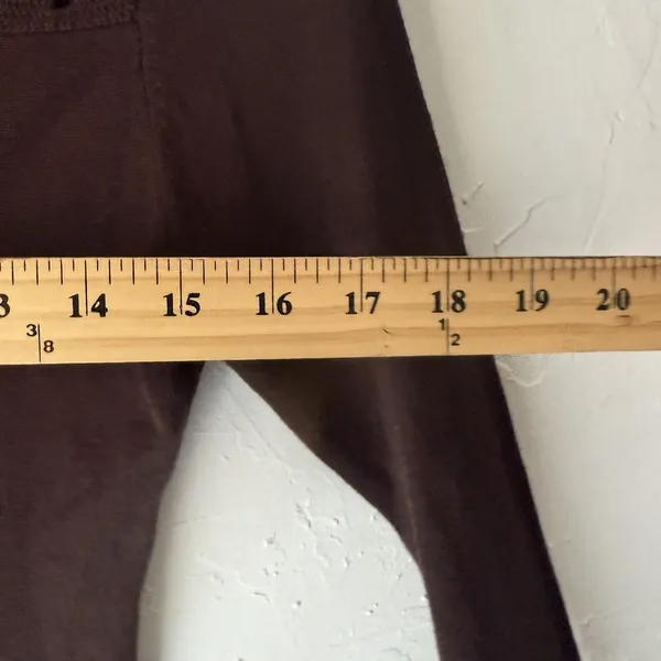 Venus Sweater Y2k‎ Small Brown Crochet Trim Long Sleeve Pullover Fairy Top - Image 6