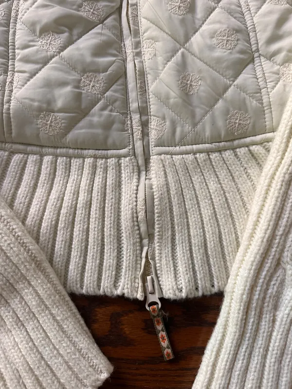 White Free People Winter Jacket  - Image 2
