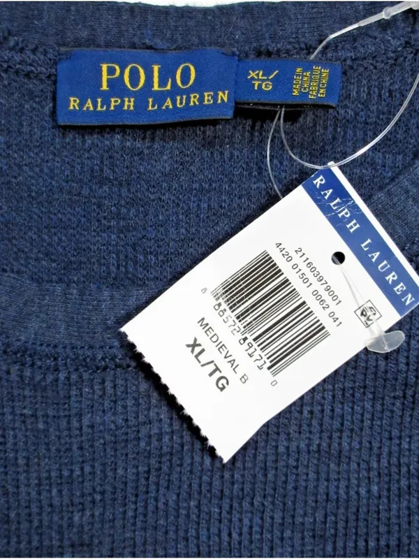 NWT Polo Ralph Lauren Waffle Knit Maxi in Medieval Blue Thermal Tank Dress XL - Image 5