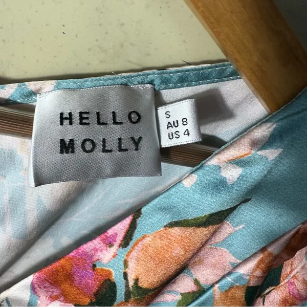 Hello Molly Daylight Party Mini Dress Blue Size Small/4 - Image 15