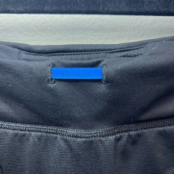Lululemon 3" Speed Up Shorts Heathered Black / Black / Lakeside Blue Pocket Sz 4 - Image 14